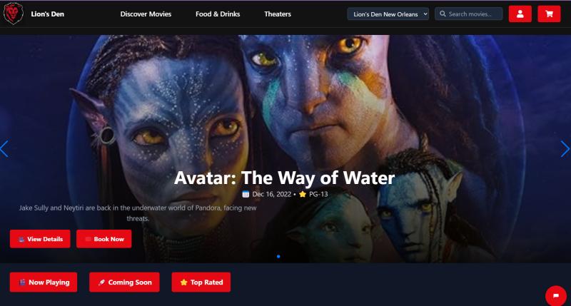 Lion's Den Theater App preview